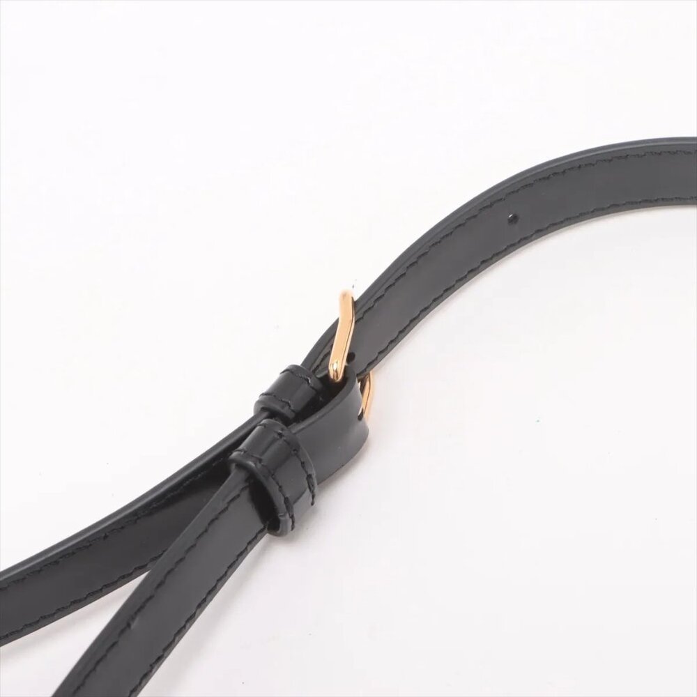 Sold out ❌Celine Triomphe teen Leather Shoulder bag Black - Picture 13 of 14